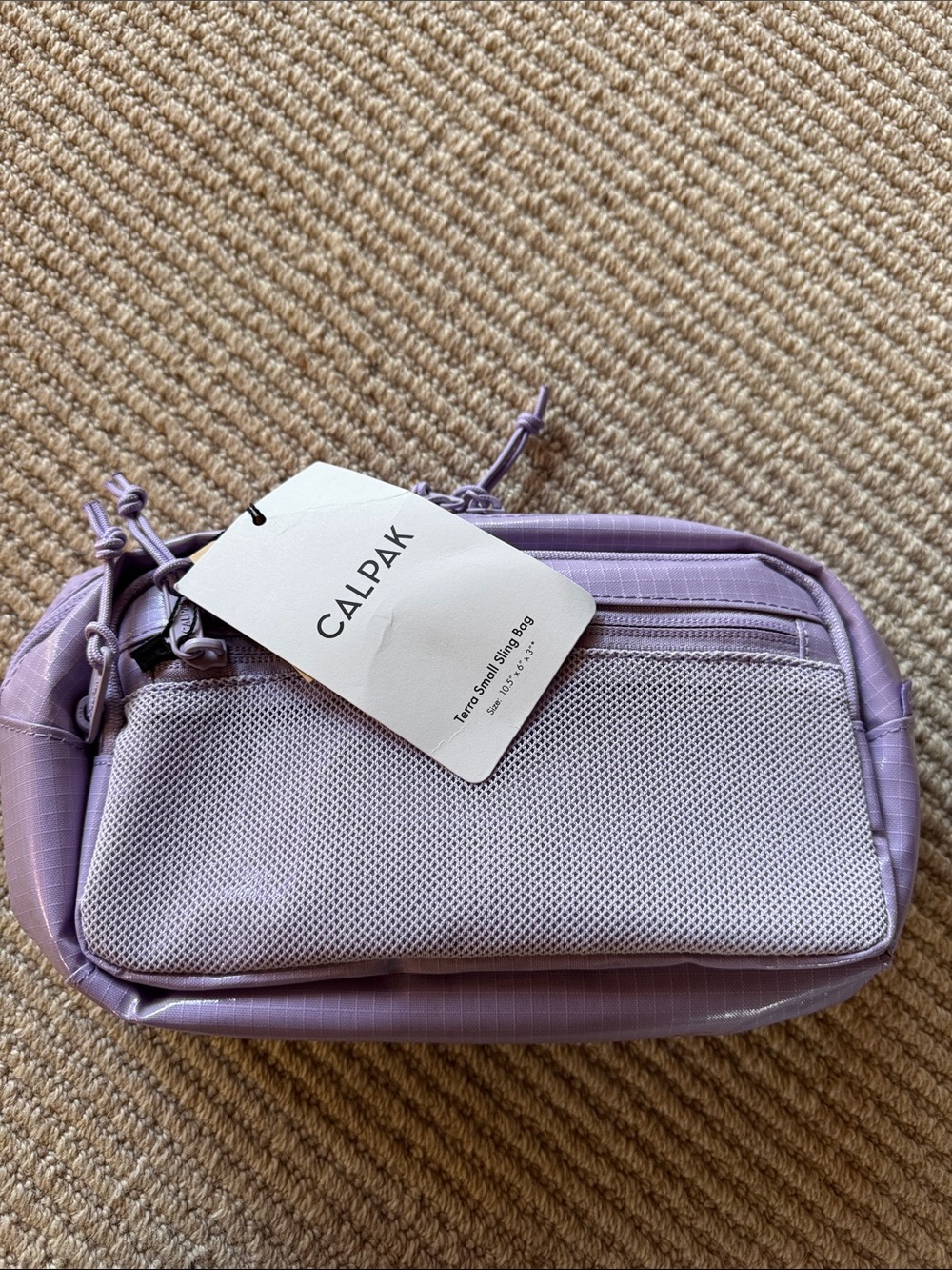 Calpak Lavender Compact Crossbody Organizer